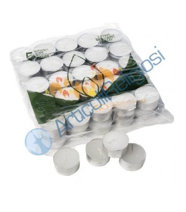 Lumino votivo Tealight 50pz