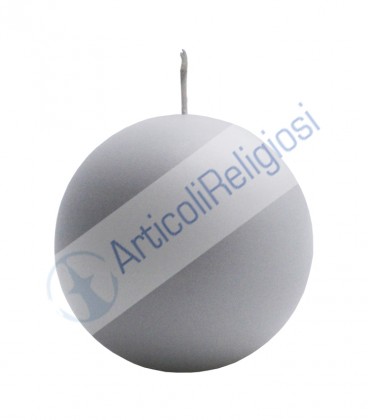 Candela a sfera bianca per Altare