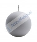 Candela a sfera bianca per Altare