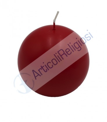Candela a sfera rossa