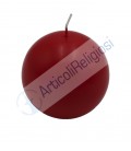 Candela a sfera rossa per Altare