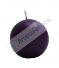 Candela a sfera viola