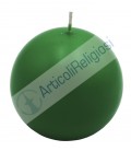 Candela a sfera verde per Altare