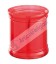 Lumino votivo in bicchiere Rosso di plastica  diam 6,4cm - H 6,5cm 90pz