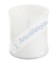 Lumino votivo in bicchiere Bianco di plastica  diam 6,4cm - H 6,5cm 90pz